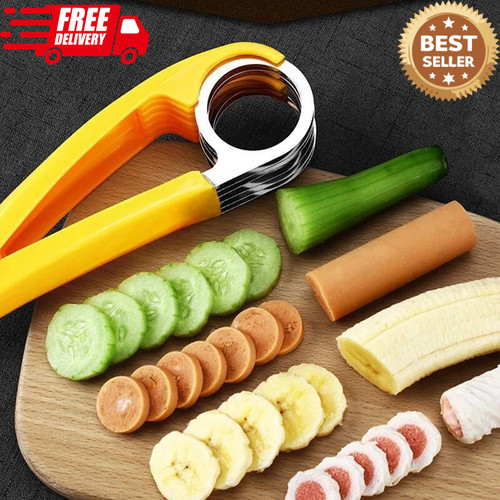Banana cutter stainless steel - stainless,