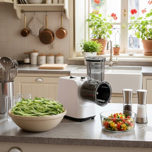 Electric salad slicer - salad,