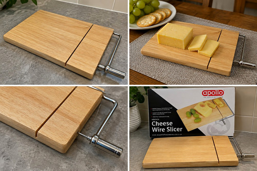 Apollo hevea wood cheese board - hevea,