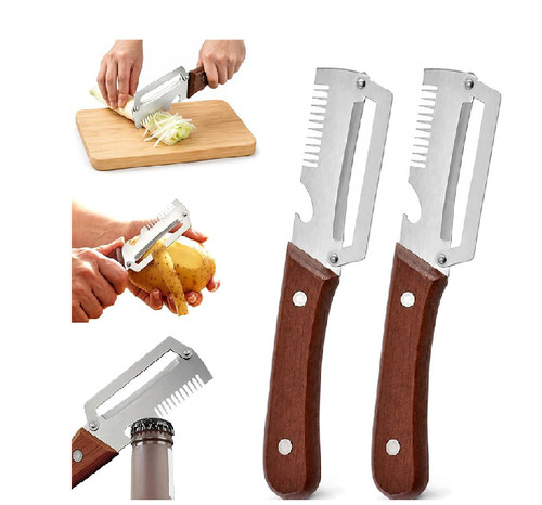 Kitchen peeler scallion - 3-in-1,
