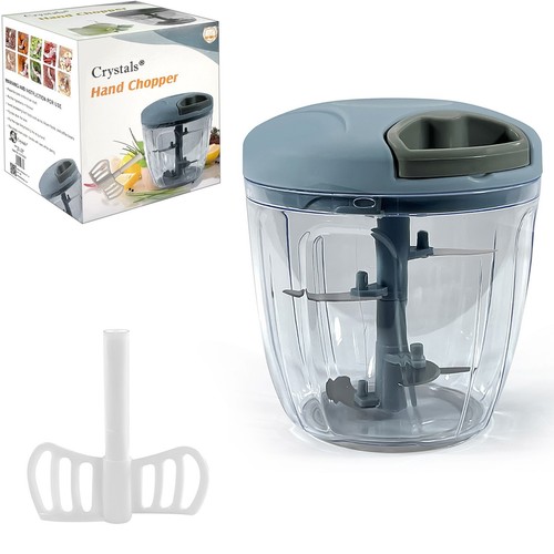 Manual food chopper - food, pull