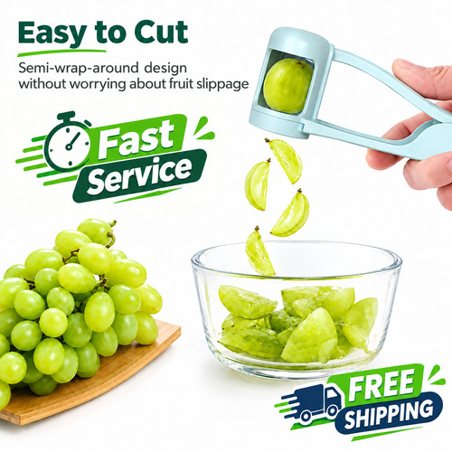 Grape cherry slicer tool - slicer,