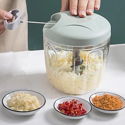 Manual food chopper pull - chopper,